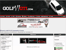 Tablet Screenshot of golfvigti.com